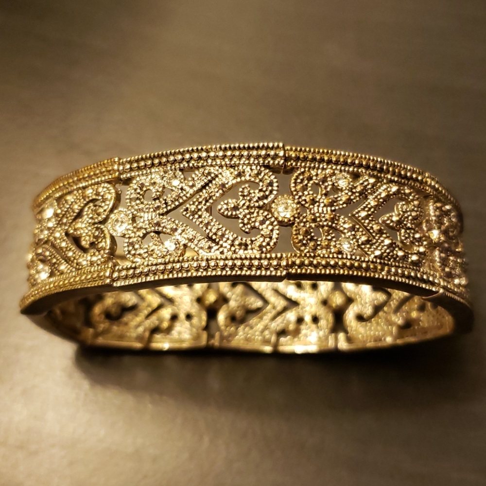 Silver Vintage Stretch Bracelet